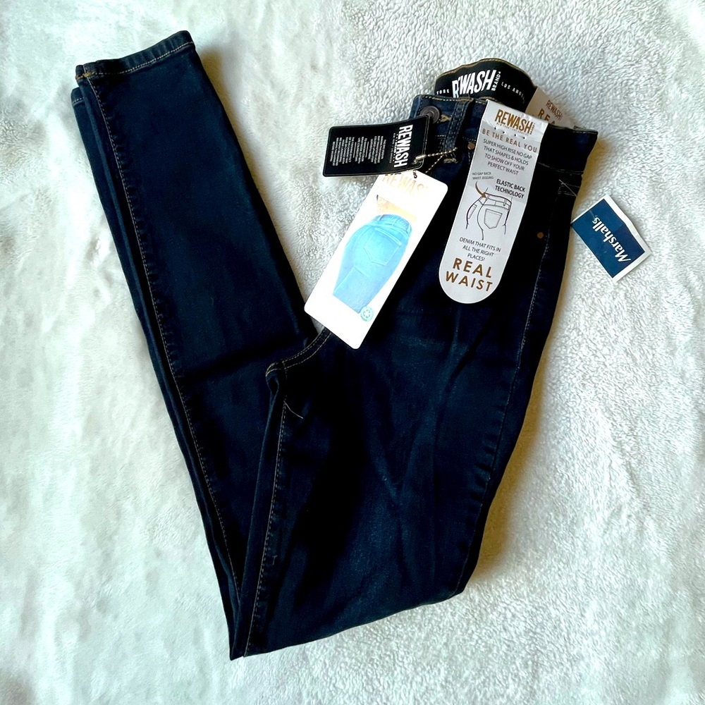 Rewash Super High Rise Jegging 1/25 Dark Wash
